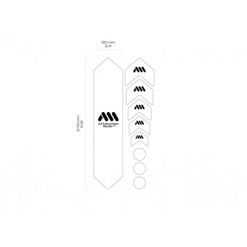 AMS Honeycomb Frame Guard CLEAR AMS Honeycomb Frame Guard CLEAR