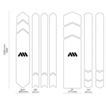 AMS Honeycomb Frame Guard FULL CLEAR AMS Honeycomb Frame Guard FULL CLEAR
