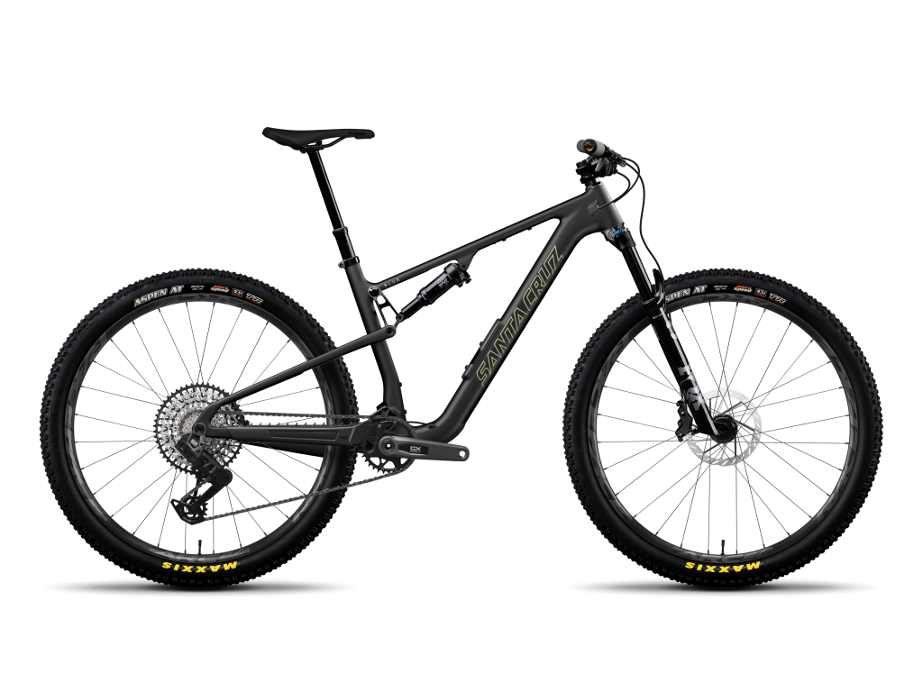 SANTA CRUZ 2027 Blur GX AXS · Matte Charcoal (Blur 2027) · Blur GX AXS · vista lateral