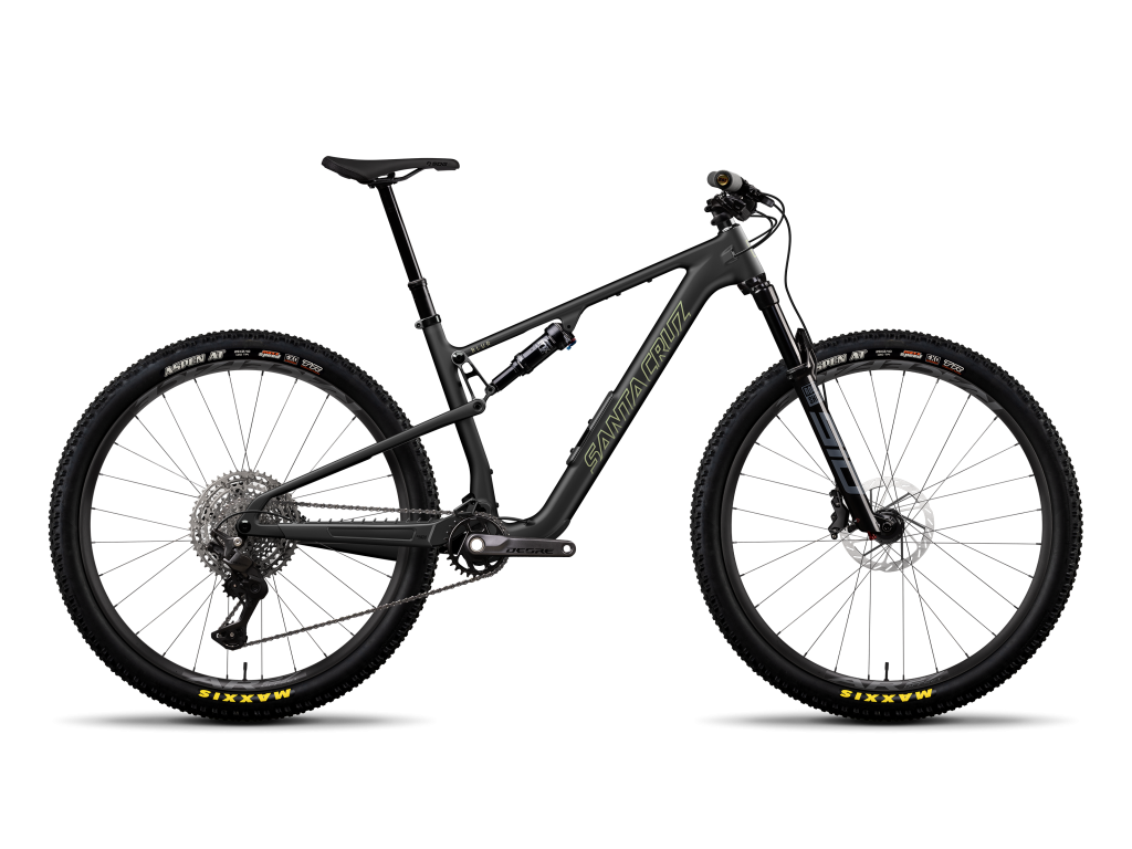 SANTA CRUZ 2027 Blur Deore · Matte Charcoal (Blur 2027) · Blur Deore · vista lateral