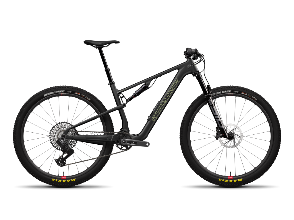 SANTA CRUZ 2027 Blur GX AXS Race RSV · Matte Charcoal (Blur 2027) · Blur GX AXS Race RSV · vista lateral