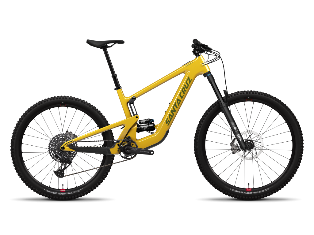 SANTA CRUZ 2025 Heckler SL S · Gloss Mustard (Heckler SL 2025) · Heckler SL S · vista lateral