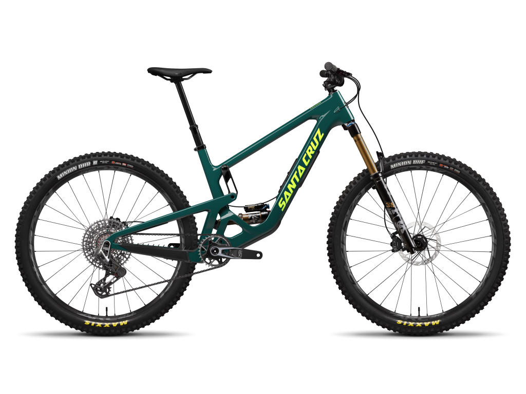 SANTA CRUZ 2025 Hightower X0 AXS · Gloss Day Green (Hightower 2025) · Hightower X0 AXS · vista lateral