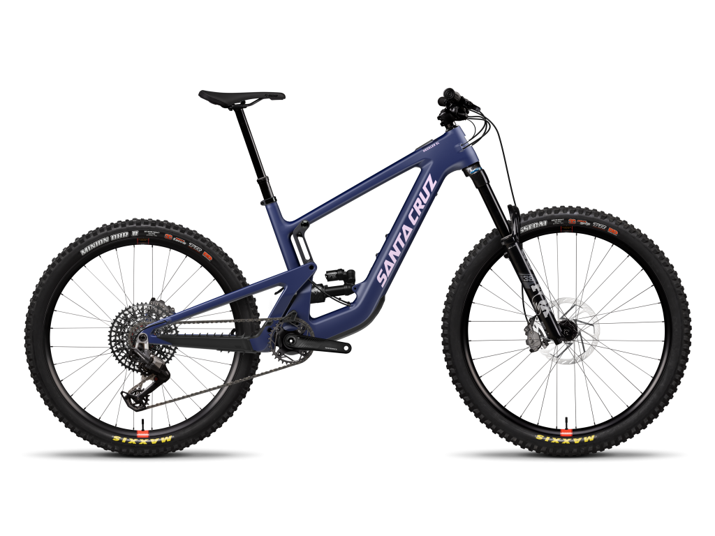 SANTA CRUZ 2026 Heckler SL Stout · Matte Dark Blue (Heckler SL 2026) · Heckler SL Stout · vista lateral