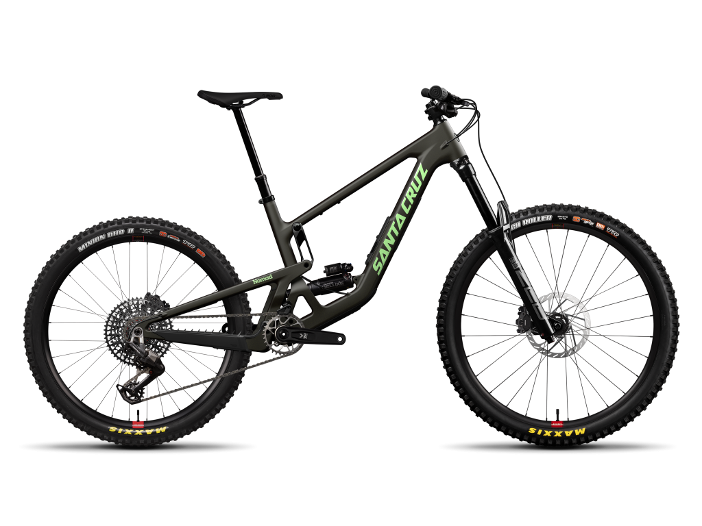 SANTA CRUZ 2027 Nomad 90 · Matte Metallic Earth (Nomad 2027) · Nomad 90 · vista lateral