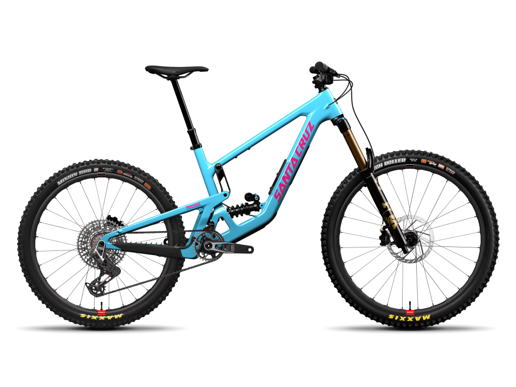 SANTA CRUZ 2027 Nomad X0 AXS RSV Coil · Gloss Aqua Magenta (Nomad 2027) · Nomad X0 AXS RSV Coil · vista lateral