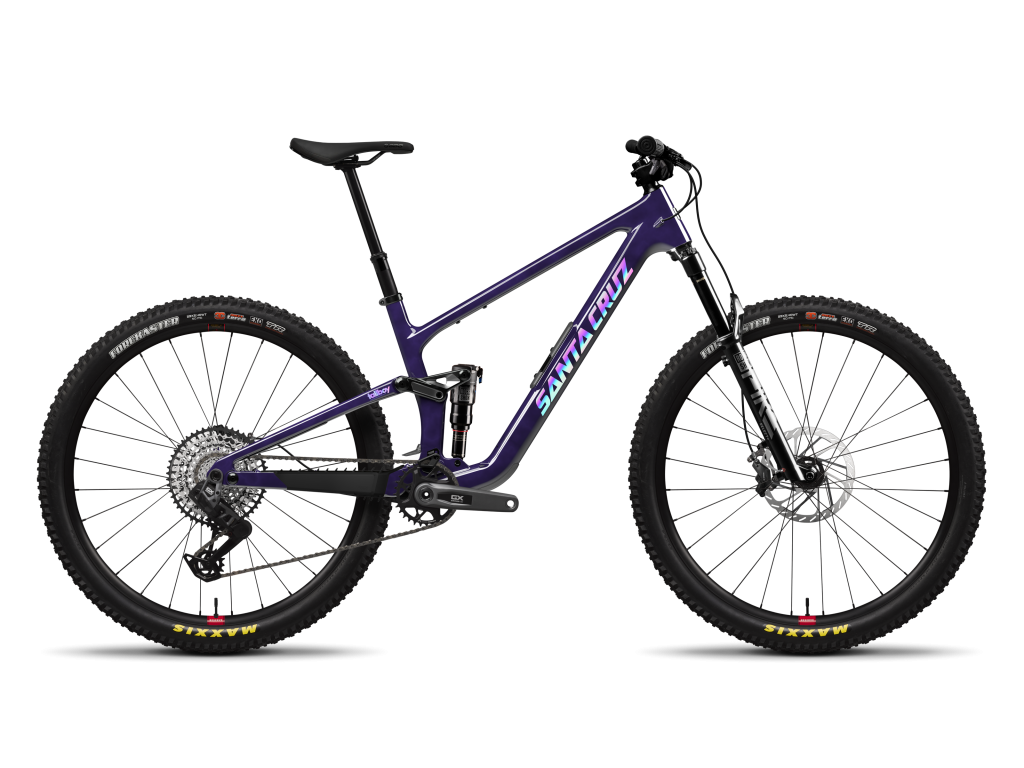SANTA CRUZ 2027 Tallboy GX AXS · Gloss Midnight Violet (Tallboy 2027) · Tallboy GX AXS · vista lateral