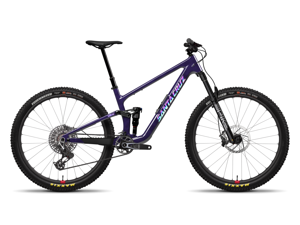 SANTA CRUZ 2027 Tallboy X0 AXS RSV · Gloss Midnight Violet (Tallboy 2027) · Tallboy X0 AXS RSV · vista lateral