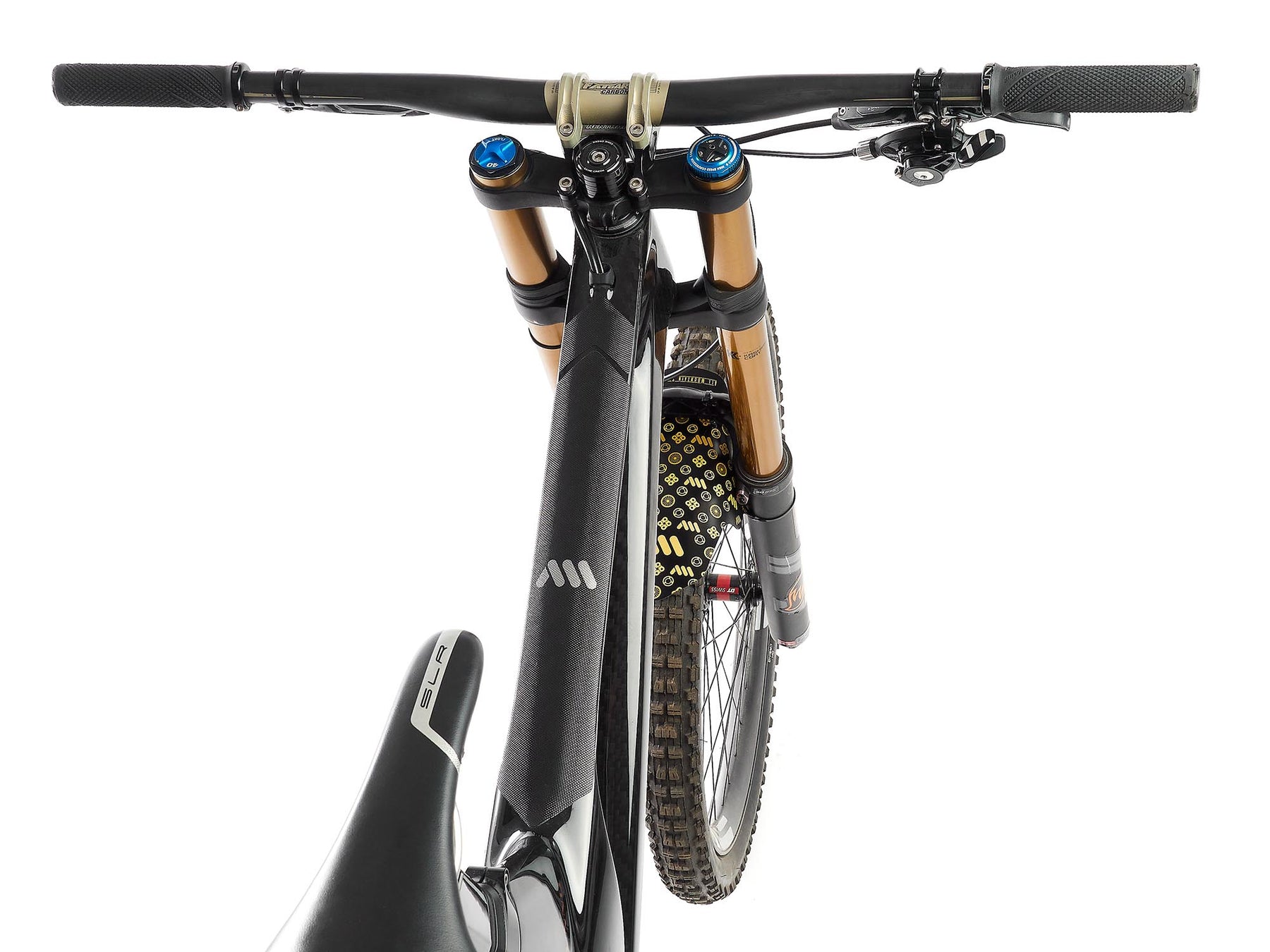 Protector Extra del Cuadro AMS Honeycomb. NEGRO — detalle