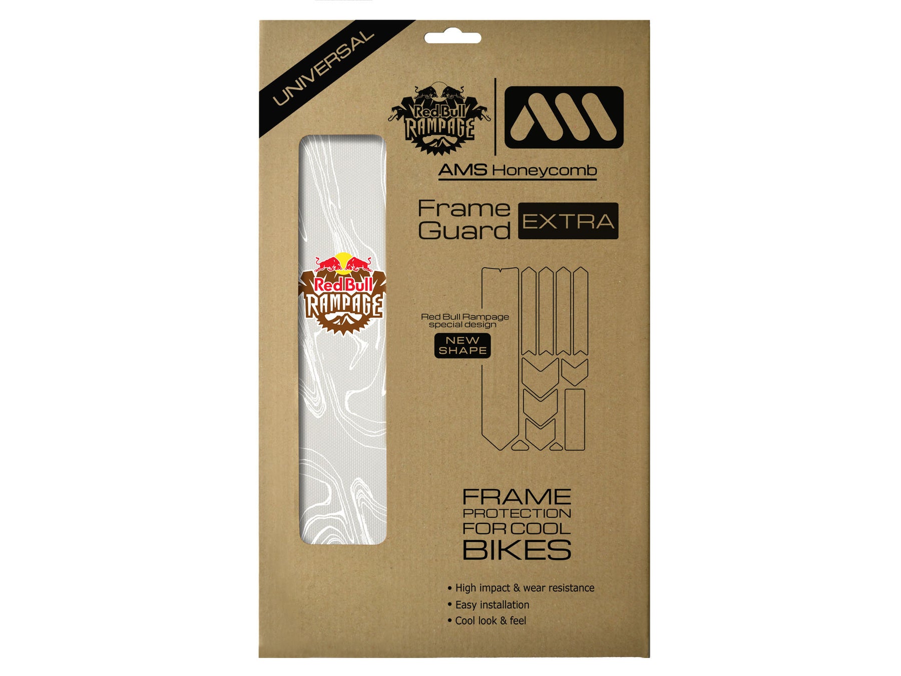 AMS X Red Bull Rampage Protector de cuadro Extra. Ridgeline — detalle