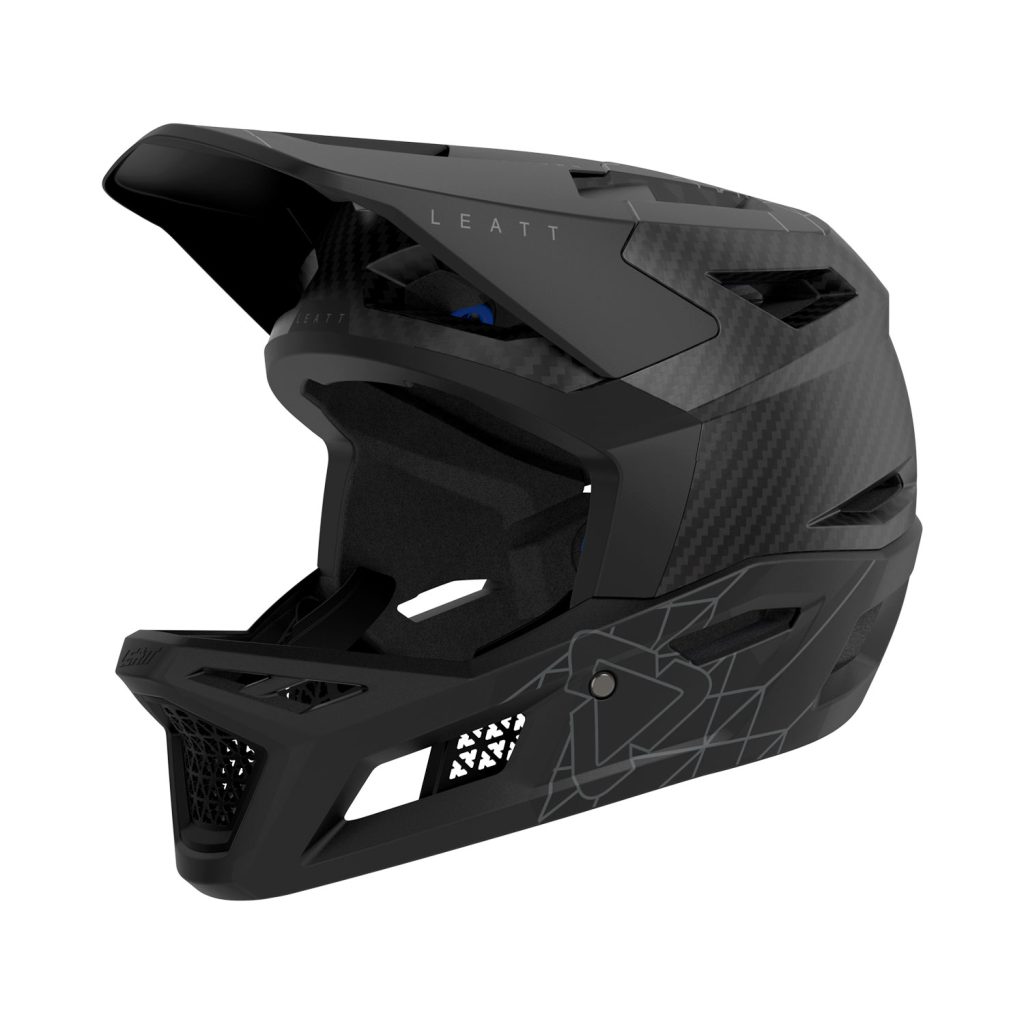 LEATT Casco MTB Gravity 6.0 Carbon V23 Stealth — Negro