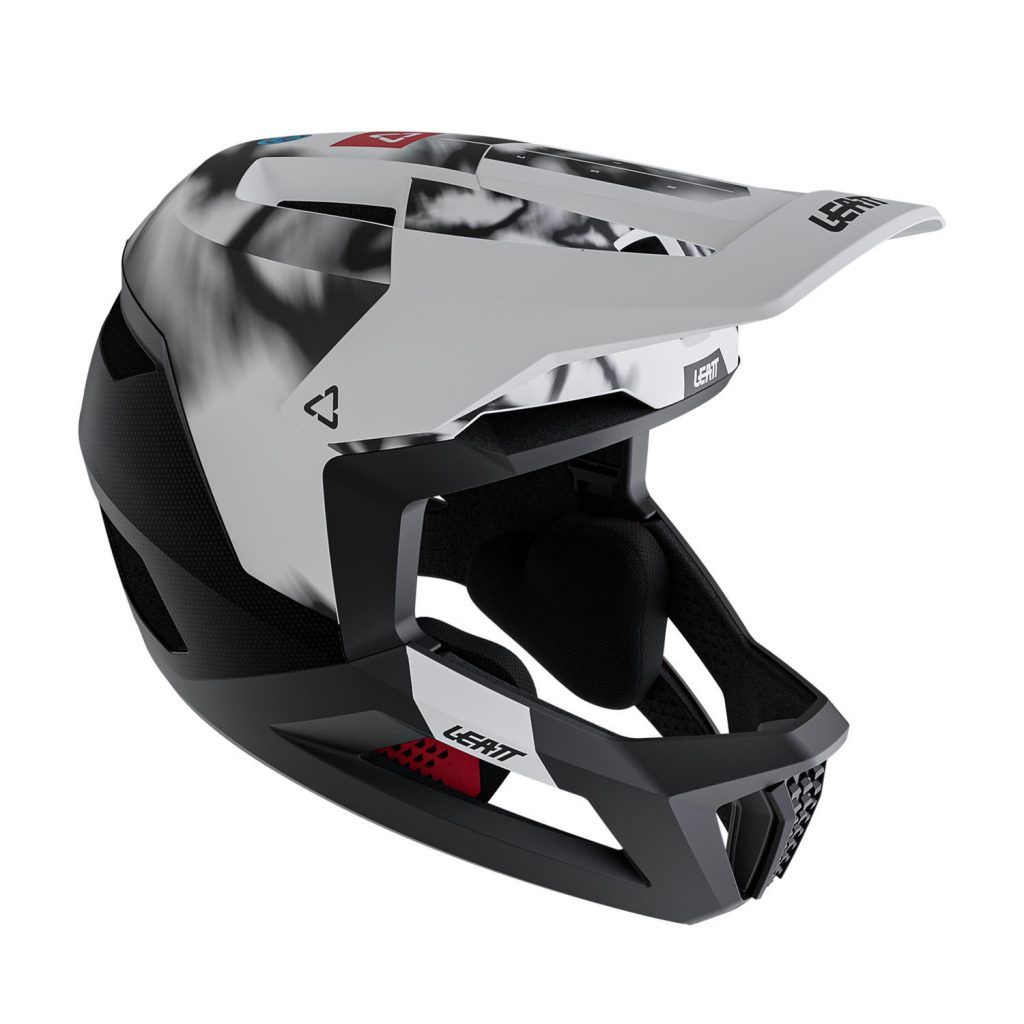 LEATT Casco MTB Gravity 5.0 — Blanco
