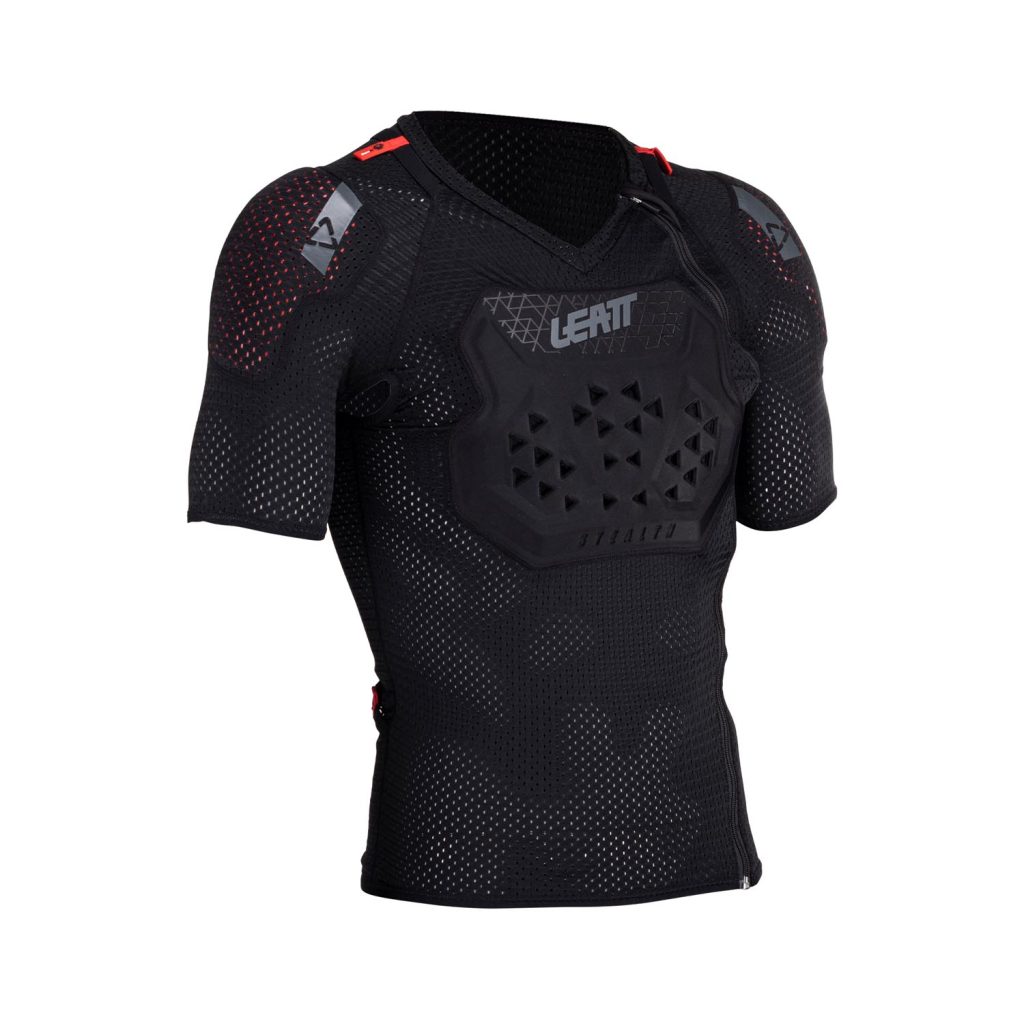 LEATT Peto Integral Manga Corta ReaFlex Stealth — Negro