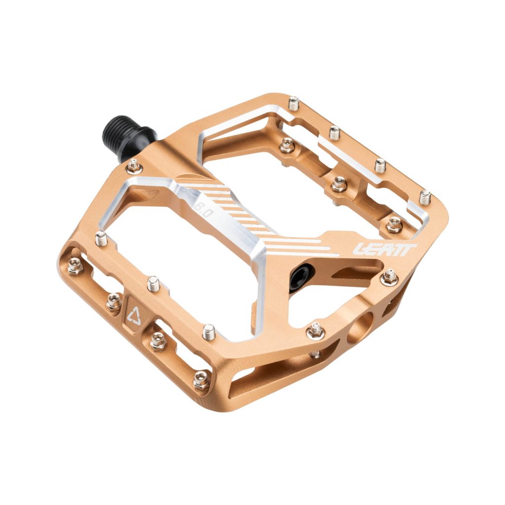 LEATT Pedales AllMtn 6.0 Flat — Marrón