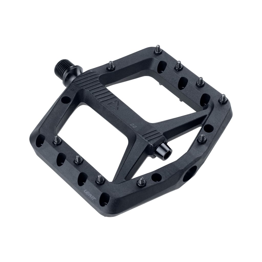 LEATT Pedales Composite AllMtn 2.0 Flat — Negro
