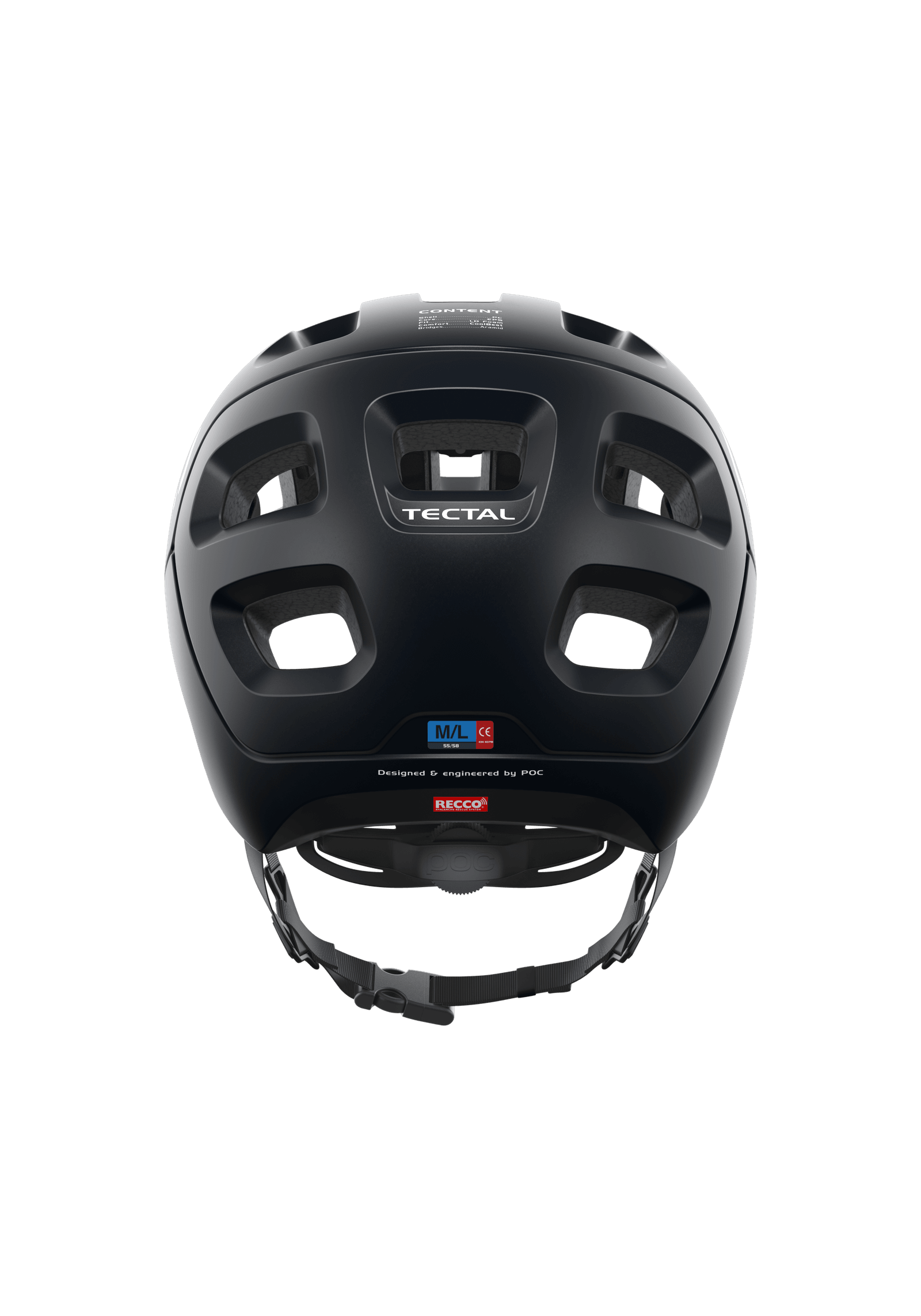 POC Tectal — Uranium Black Matt — Vista de producto 4