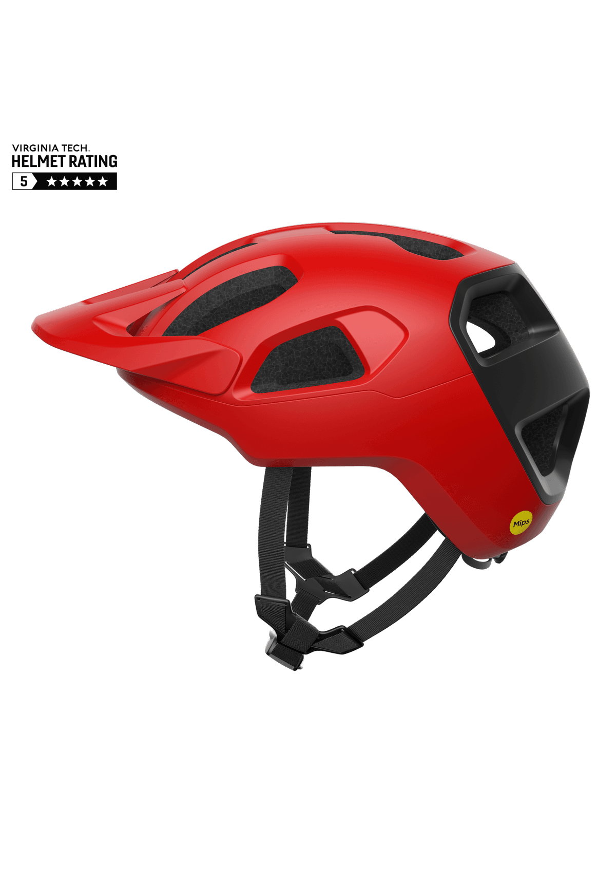 POC Cularis — Prismane Red Matt/Uranium Black Matt