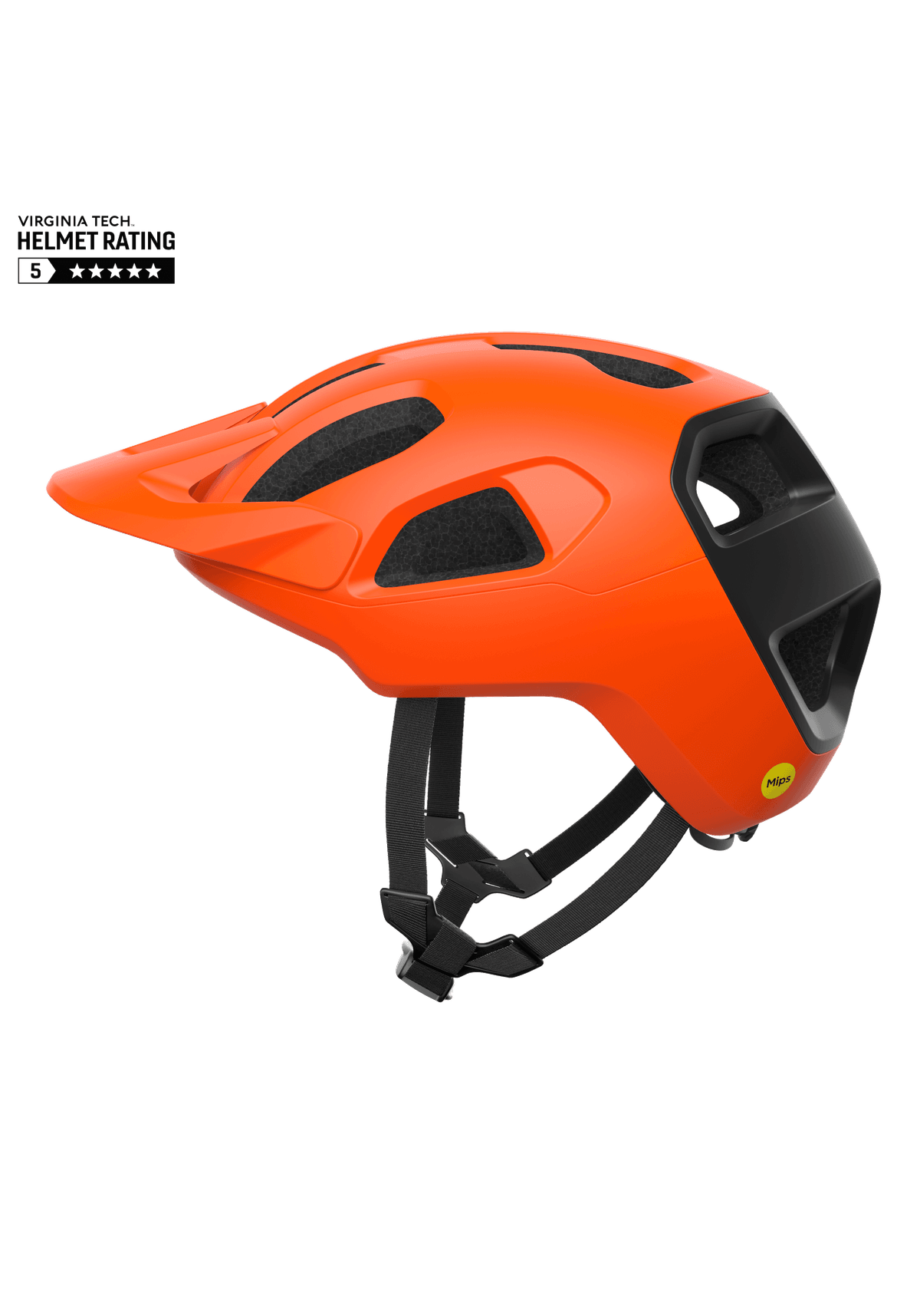 POC Cularis — Fluorescent Orange Matt/Uranium Black Matt
