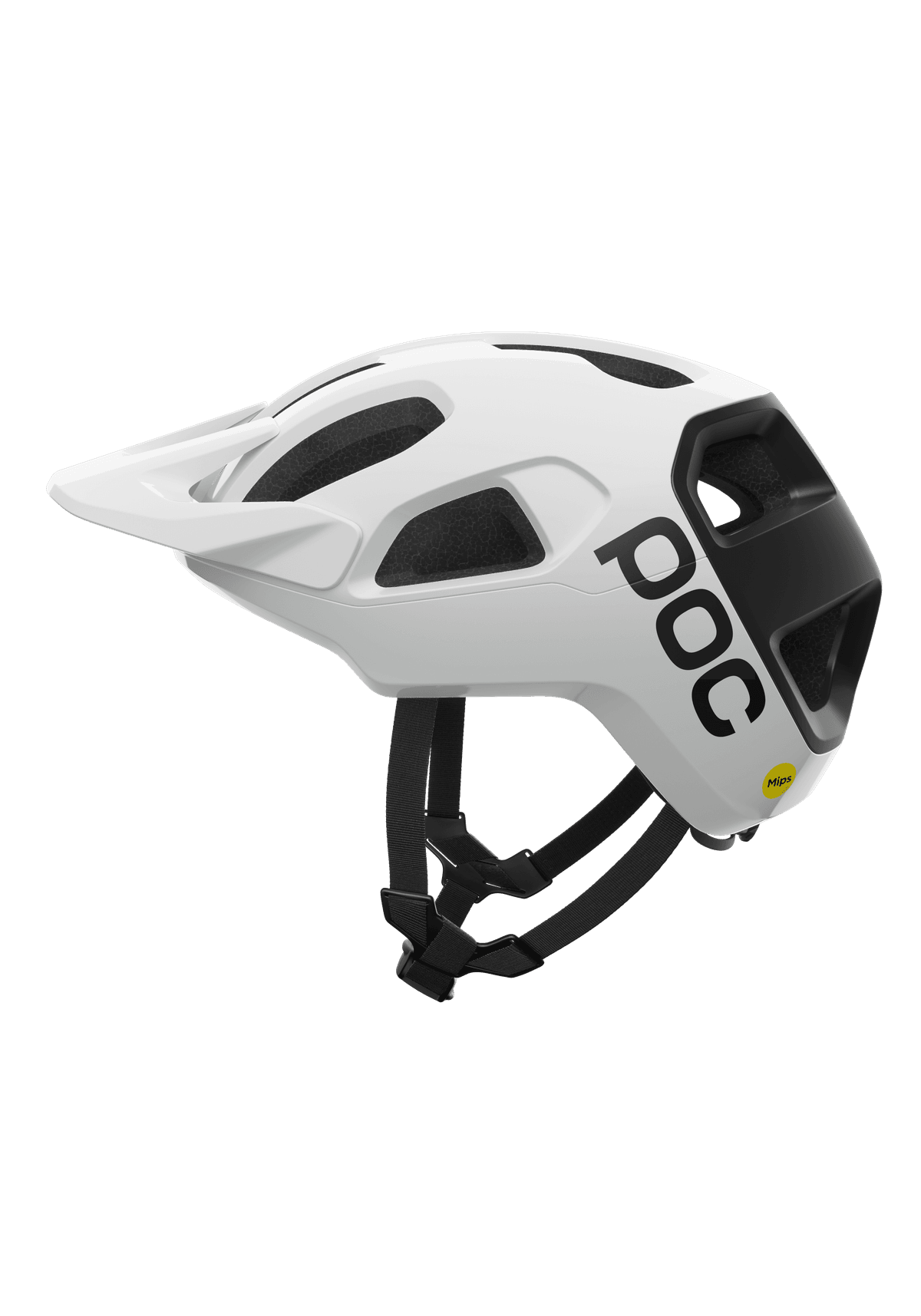 POC Cularis — Hydrogen White/Uranium Black Matt w. Logo