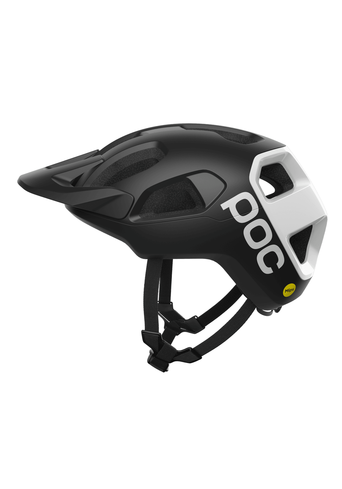 POC Cularis — Uranium Black Matt/Hydrogen White w. Logo