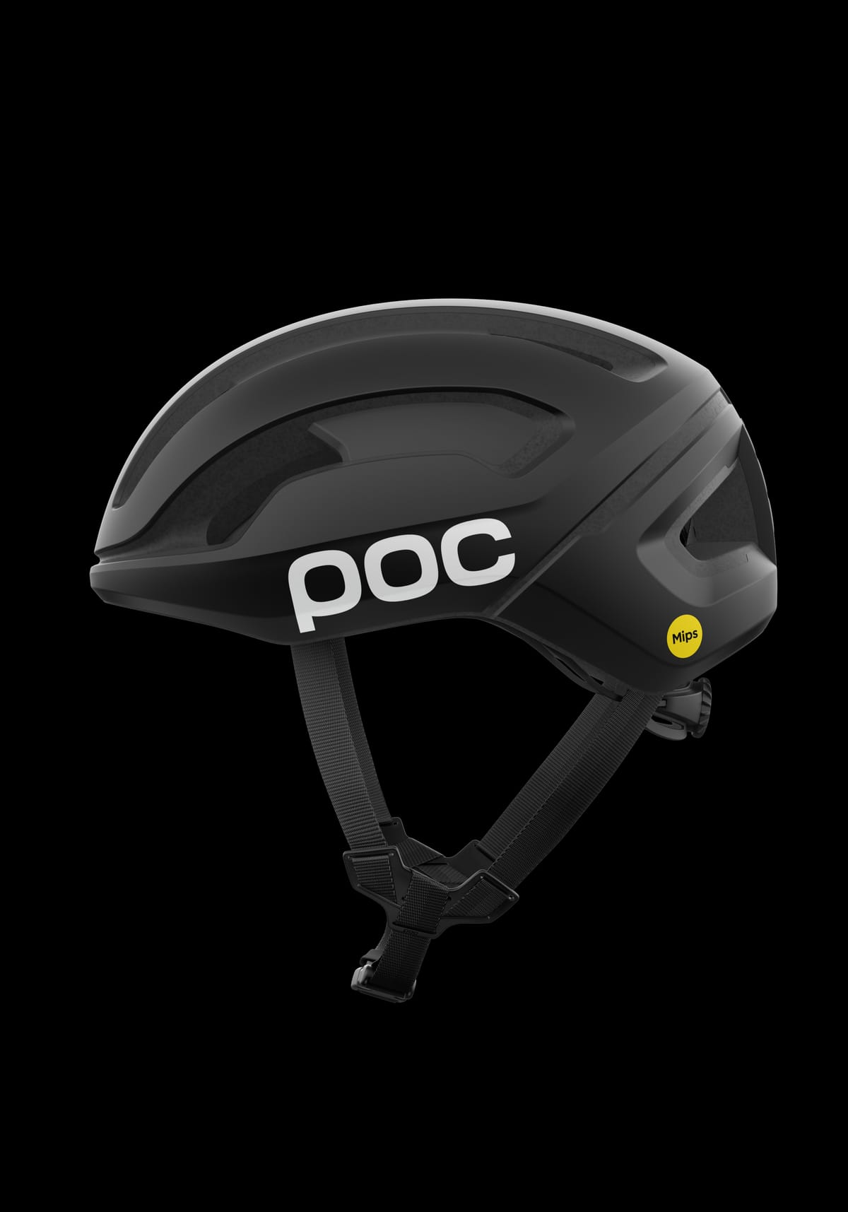 POC Omne Air WF MIPS — Uranium Black Matt/Hydrogen White w. Logo