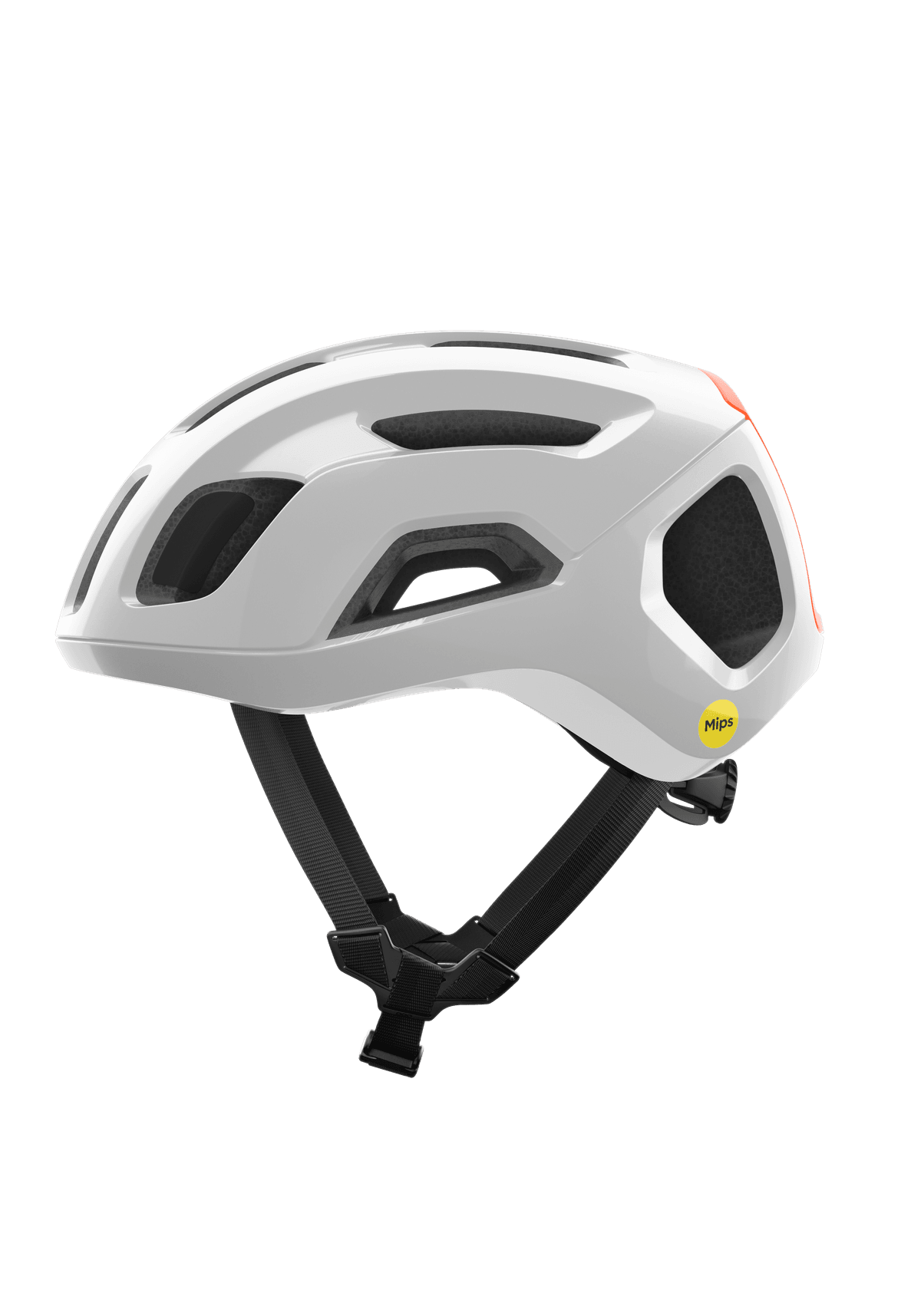 POC Ventral Air MIPS — Hydrogen White/Fluorescent Orange