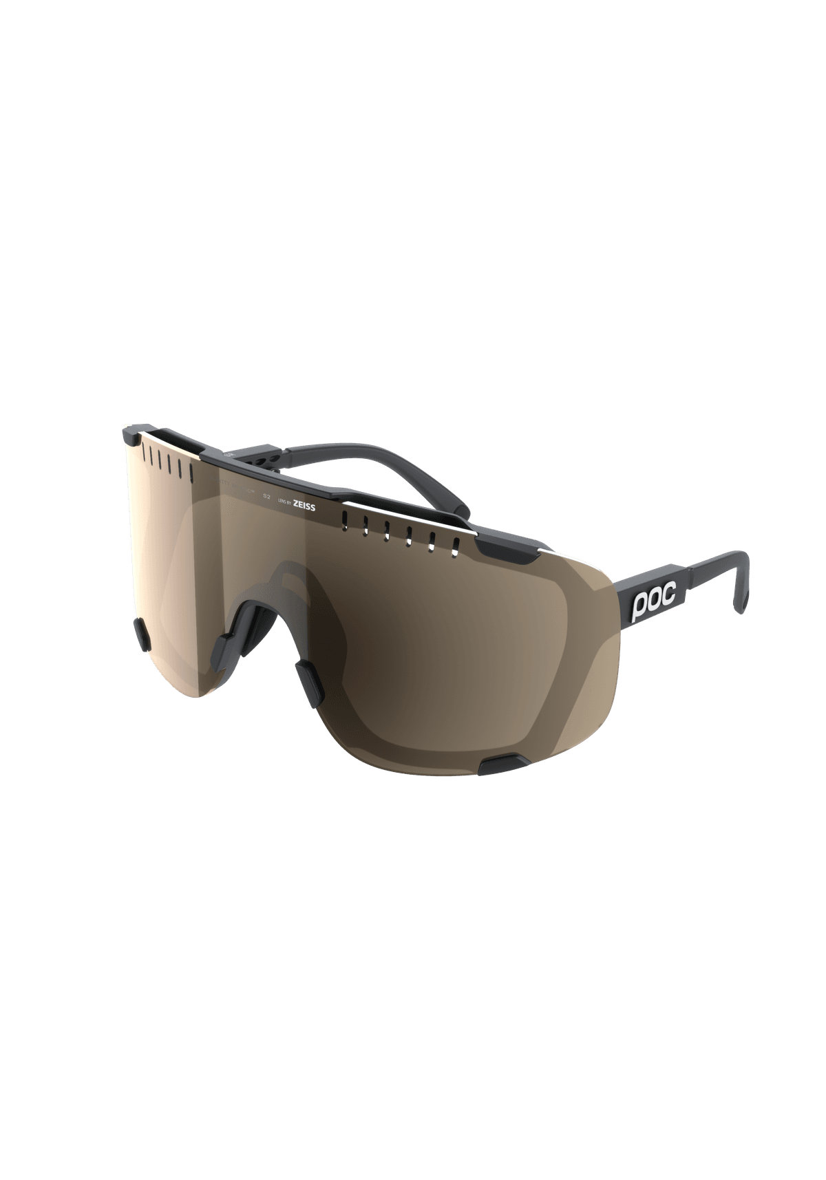 POC Devour + — Uranium Black/Clarity Trail/Partly Sunny Silver