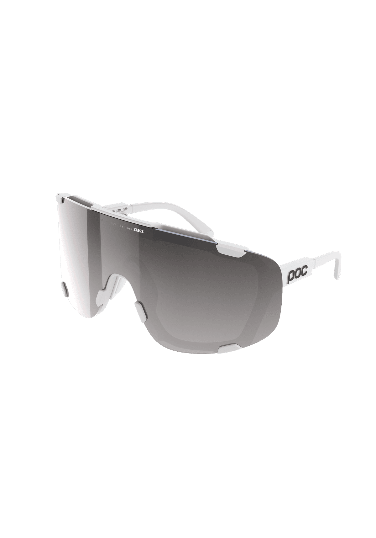 POC Devour + — Hydrogen White/Clarity Road/Sunny Silver