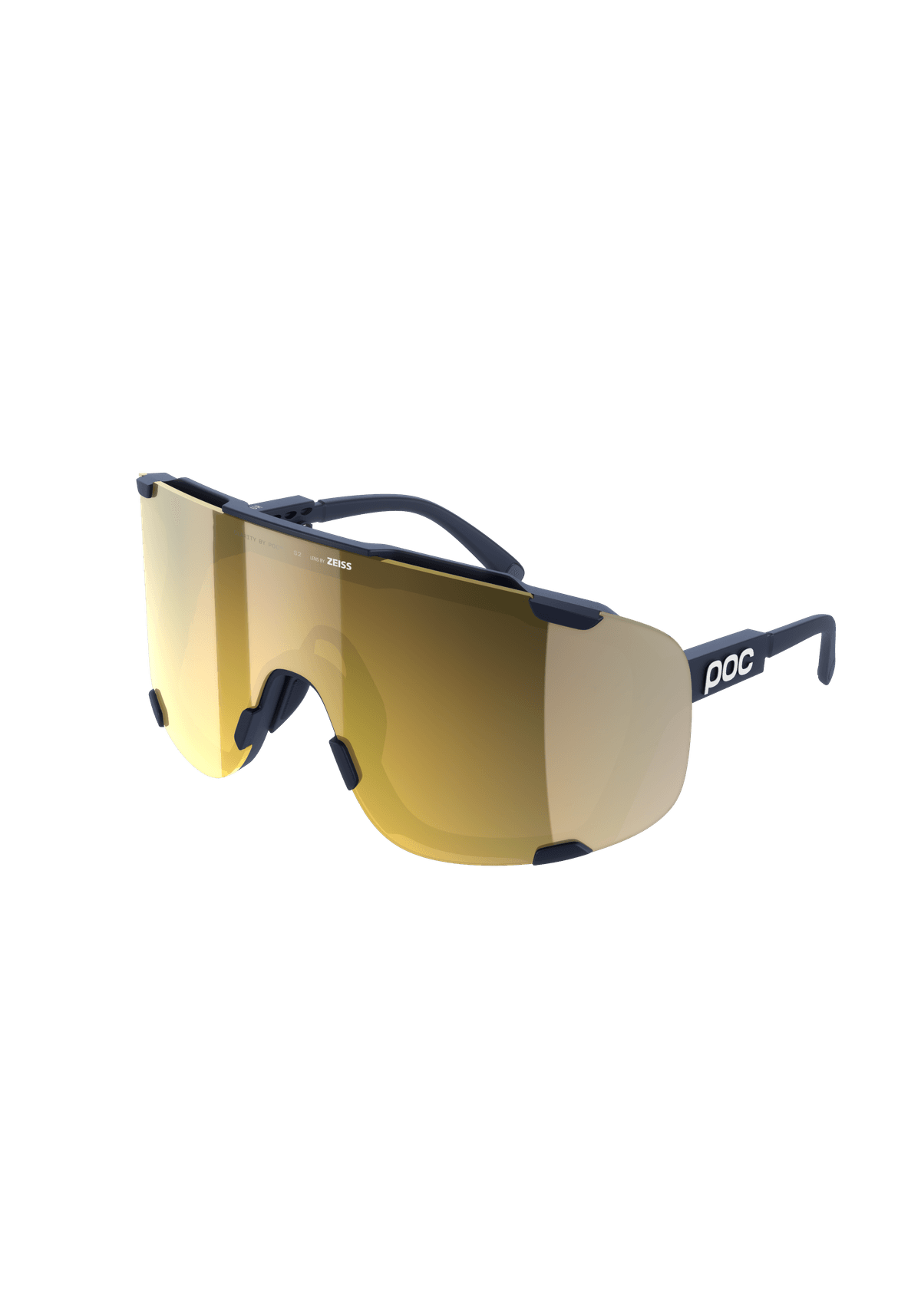 POC Devour + — Apatite Navy/Clarity Road/Partly Sunny Gold